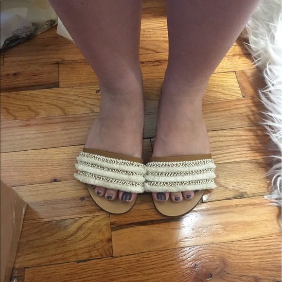 // J.Crew Embellished Slides - Picture 5 of 5